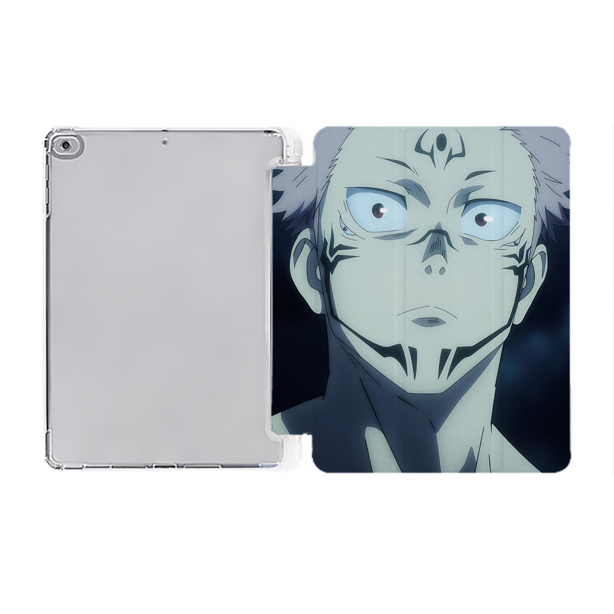 （画像用） SPY×FAMILY间谍家家酒 IPad ケース ペン収納付き 三つ折りスタンド PUレザー×シリコン 対応機種9.5/10.5/10.9インチ
